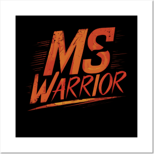 Multiple Sclerosis Awareness MS Warrior Posters and Art